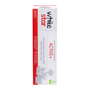 Зубная паста WHITE STAR (Вайт Старт) Active+ здоровье десен и комплексный уход за полостью рта 100 мл