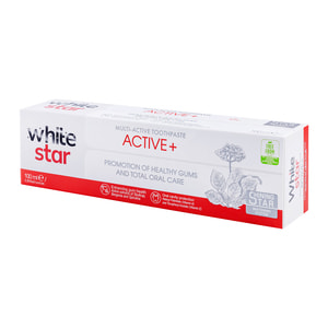 Зубная паста WHITE STAR (Вайт Старт) Active+ здоровье десен и комплексный уход за полостью рта 100 мл