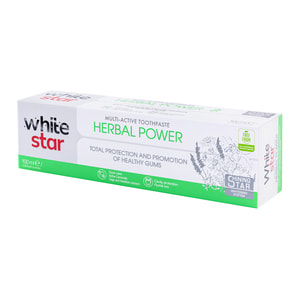 Зубна паста WHITE STAR (Вайт Старт) Herbal Power комплексний захист і профілактика запалень ясен 100 мл