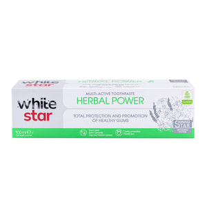 Зубна паста WHITE STAR (Вайт Старт) Herbal Power комплексний захист і профілактика запалень ясен 100 мл