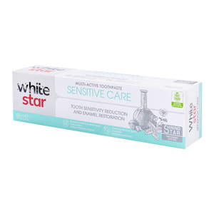 Зубная паста WHITE STAR (Вайт Старт) Sensitive Care снижение чувствительности зубов и восстановление эмали 100 мл