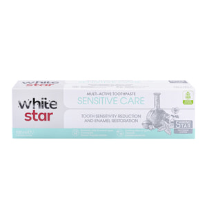 Зубная паста WHITE STAR (Вайт Старт) Sensitive Care снижение чувствительности зубов и восстановление эмали 100 мл
