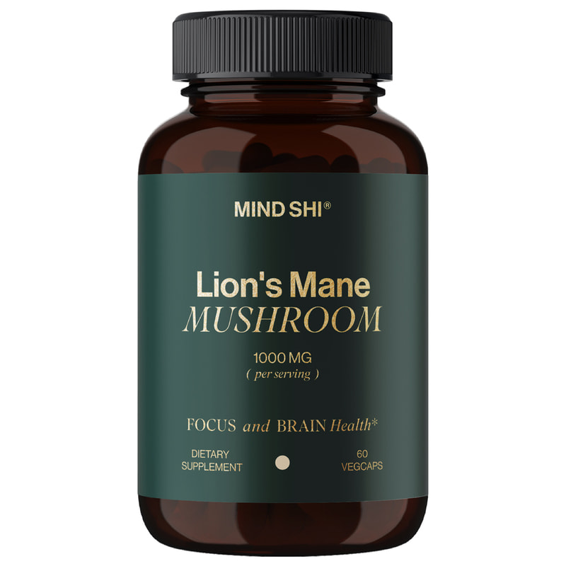 Ежовик гребенчатый MIND SHI (Майн Ши) Lion's Mane Mushroom 1000 мг