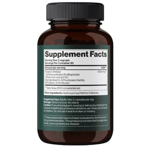 Шиїтаке MIND SHI (Майн Ші) Shiitake Mushroom 1000 мг капсули для зміцненню імунної системи, покращенню обміну речовин флакон 60 шт