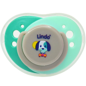 Пустышка LINDO (Линдо) артикул А 32/0-6 силиконовая с прикусом от 0 до 6-ти месяцев 1 шт