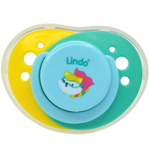 Пустышка LINDO (Линдо) артикул А 32/0-6 силиконовая с прикусом от 0 до 6-ти месяцев 1 шт