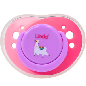 Пустышка LINDO (Линдо) артикул А 32/0-6 силиконовая с прикусом от 0 до 6-ти месяцев 1 шт