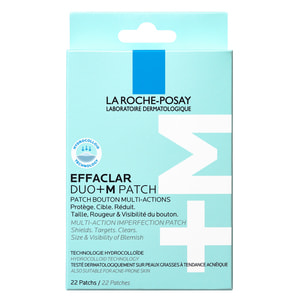 Патчи для лица La Roche-Posay (Ля Рош-Позе) Эфаклар Дуо+М гидроколоидные мультифункциональные точечного действия, уменьшение недостатков 22 шт