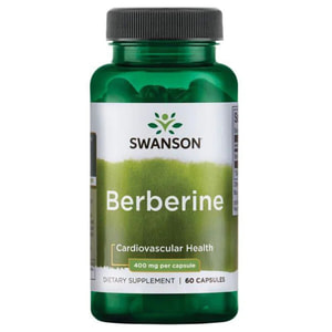 Берберин SWANSON (Свенсон) Berberine 400 мг капсули флакон 60 шт
