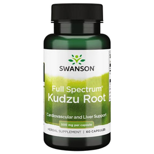 Кудзу корень SWANSON (Свенсон) Kudzu Root полного спектра 500 мг капсулы флакон 60 шт