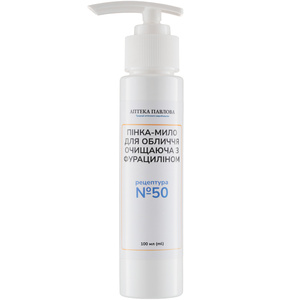 Пенка-мыло для лица очищающая с фурацилином 100 мл