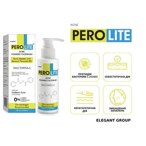 Средство для умывания PEROLITE (Перолайт) 2% пенка флакон 100 мл