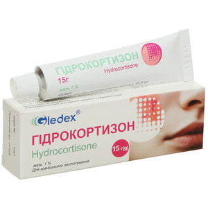 Гидрокортизон мазь 1% туба 15г