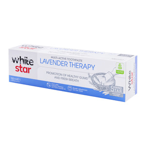 Зубна паста WHITE STAR (Вайт Старт) Lavender Therapy потужний захист від бактерій та профілактика захворювань ясен 100 мл