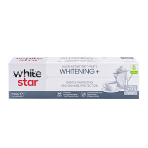 Зубная паста WHITE STAR (Вайт Старт) Whitening+ безопасное отбеливание и защита эмали 100 мл