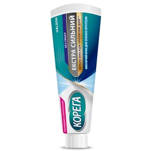 Крем фиксирующий для зубных протезов Корега Экстра сильный Без вкуса 70 г