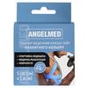 Пластырь медицинский кинезио тейп Angelmed (АнгелМед) цвет голубой размер 5 м х 5 см 1 шт