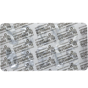 Глутамарг 750 таблетки для нормализации функционирования печени и выведения токсичных веществ из организма 3 блистера по 10 шт