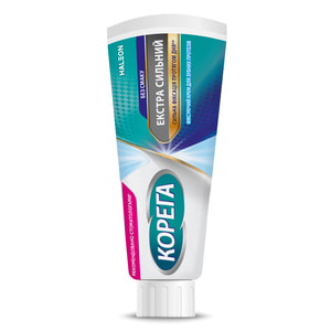 Крем фиксирующий для зубных протезов Корега Экстра сильный Без вкуса 40 г