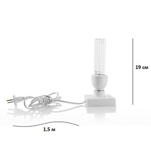 Лампа бактерицидная кварцевая безозоновая Oromed (Оромед) модель OKLAN OBK-15