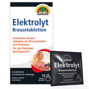 Витамины SUNLIFE (Санлайф) Elektrolyte Brausetabletten электролит шипучие таблетки в саше 10 шт