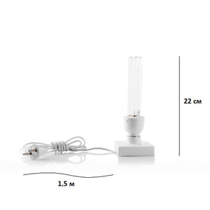Лампа бактерецидна кварцева безозонова Oromed (Оромед) модель OKLAN OBK-25