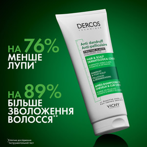 Кондиционер для волос VICHY (Виши) Anti-Dandruff Conditioner дерматологический против перхоти для всех типов волос и раздраженной кожи головы 200 мл