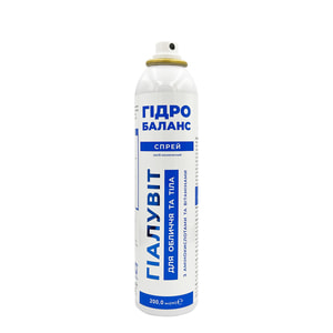 Гіалувіт Гідро баланс спрей для обличчя та тіла з амінокислотами та вітамінами балон аерозольний 200 мл