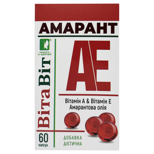 Вітамінний комплекс ВітаВіт Амарант АЕ капсули флакон 60 шт
