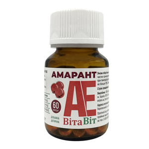 Вітамінний комплекс ВітаВіт Амарант АЕ капсули флакон 60 шт