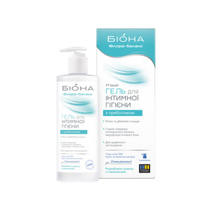 Гель для интимной гигиены БИОКОН Биона Флора-баланс мягкий с пребиотиком 275 г