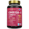 Омега-3 Кардіо Nordway Cardio Omega-3 (Нордвей) капсули 1000 мг загальнозміцнюючої дії флакон 90 шт