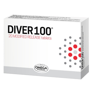 Дивер 100 таблетки с модифицированным высвобождением при дефиците инулина, витаминов В, фолиевой кислоты, цинка упаковка 20 шт