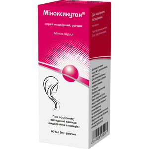 Міноксикутан спрей нашкір. р-н 20мг/мл фл. 60мл