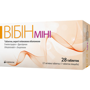 Вибин Мини табл. п/о 3мг/0,02мг №28