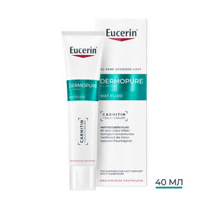 Флюид для лица EUCERIN (Юцерин) DermoPure (ДермоПьюр) матирующий для проблемной кожи 40 мл