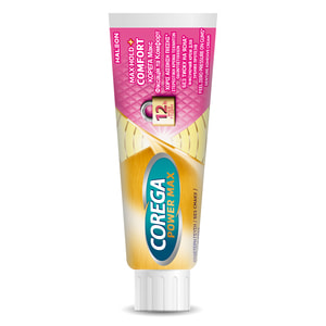 Крем для фиксации зубных протезов Корега Макс Фиксация + комфорт без вкуса 40 г ИМН