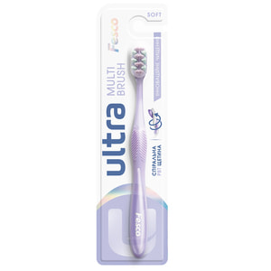 Зубная щетка FESCO (Феско) Ultra Multibrush фиолетовая мягкая 1 шт