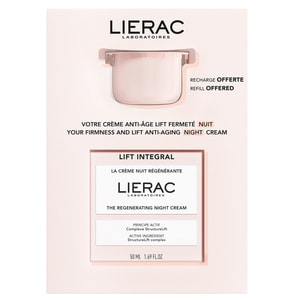 Набор LIERAC (Лиерак) Лифт Интеграль Крем для лица ночной 50 мл + сменный блок 50 мл