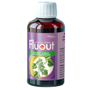 Флюаут сироп плюща класичний флакон 200 мл Solution pharm