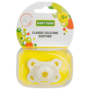 Пустышка силиконовая детская BABY TEAM (Беби Тим) артикул 3020 классическая с 0 месяцев 1 шт
