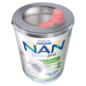 Пищевой продукт для специальных медицинских целей смесь детская NESTLE (Нестле) Нан ExpertPro Total Comfort 2 (ЭкспертПро Тотал 2) с 6 месяцев 800 г