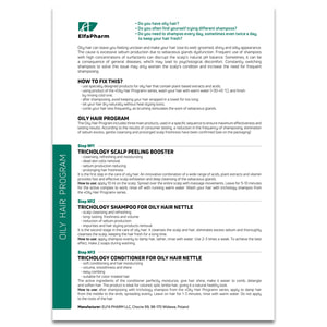 Набір трихологічний ELFA PHARM (Ельфа Фарм) Oily Hair Програма для жирного волосся пілінг-бустер 100 мл, шампунь 200 мл, кондиціонер 200 мл