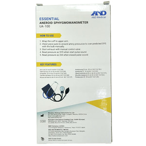 Вимірювач (тонометр) артеріального тиску AND (Ей енд Ді) модель UA-100 механічний з вбудованим стетоскопом Wenzhou bokang