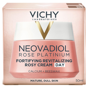 Крем для зміцнення зрілої та тусклої шкіри обличчя VICHY (Віши) Неовадіол Роуз Платініум відновлювальний денний 50 мл