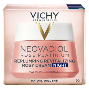 Крем для зміцнення зрілої та тусклої шкіри обличчя VICHY (Віши) Неовадіол Роуз Платініум відновлювальний нічний 50 мл