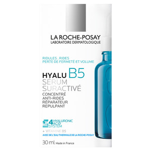 Сироватка-концентрат для обличчя La Roche-Posay (Ля Рош-Позе) Гіалу Б5 для корекції зморшок та відновлення пружності чутливої шкіри 30 мл