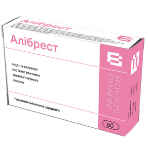 Алібрест капсули дієтична добавка 6 блістерів по 10 шт