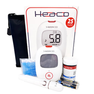 Система для самостійного контролю рівня глюкози в крові (глюкометр) HEACO (Синкейр) Safe AQ Voice