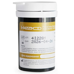 Тест-смужки для глюкометра HEACO Gold AQ Plus 50 шт